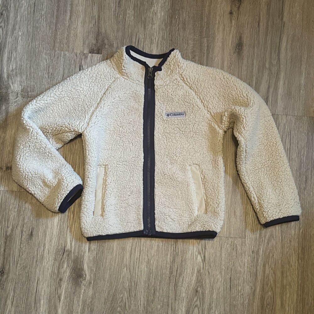 Columbia Youth XS Girls 6/6X Sherpa Full Zip Long Sleeve Jacket